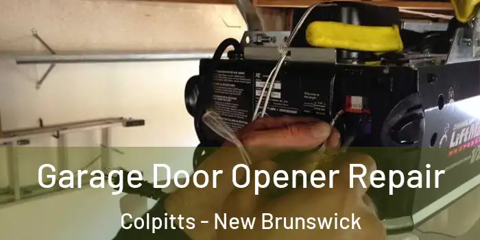 Garage Door Opener Repair Colpitts - New Brunswick