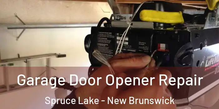 Garage Door Opener Repair Spruce Lake - New Brunswick