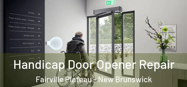 Handicap Door Opener Repair Fairville Plateau - New Brunswick