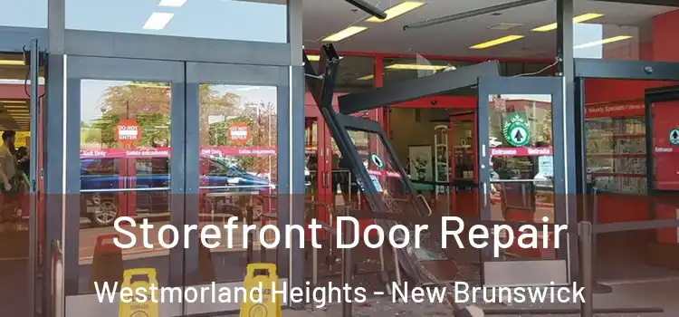 Storefront Door Repair Westmorland Heights - New Brunswick