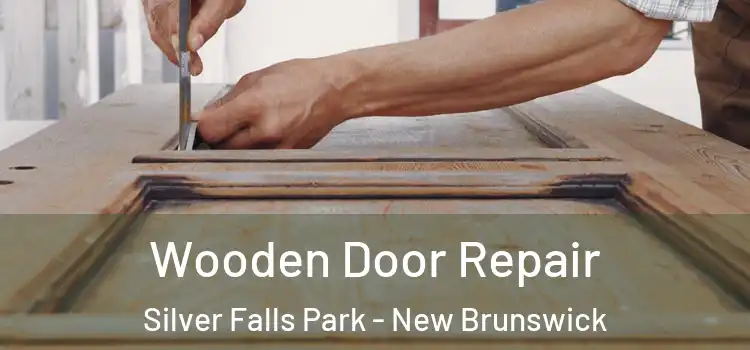 Wooden Door Repair Silver Falls Park - New Brunswick