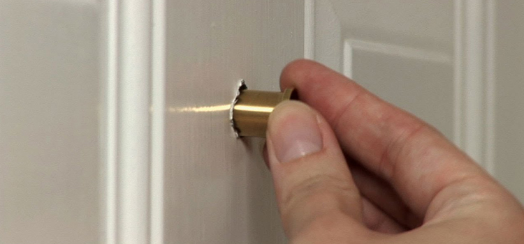 peephole door repair in Seaview
