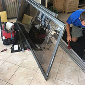 sliding glass door frame repair Seaview